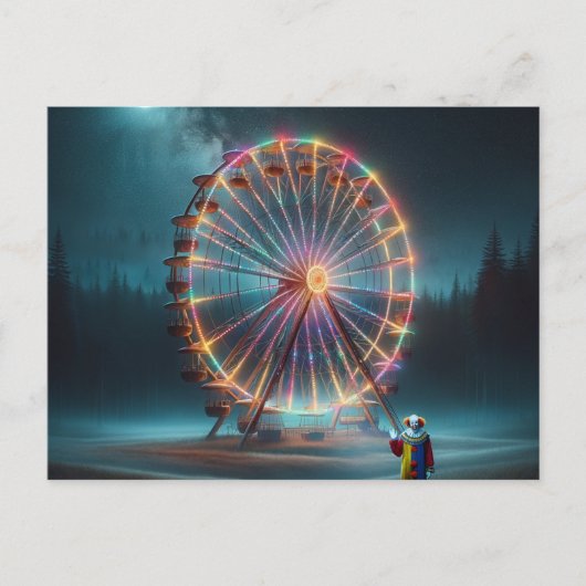 ピエロ歓迎 ポストカード (正面)