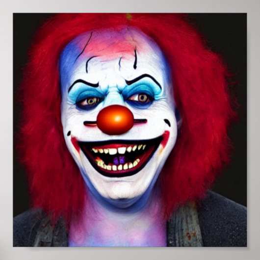 ピエロ気味熱狂する ポスター (正面)