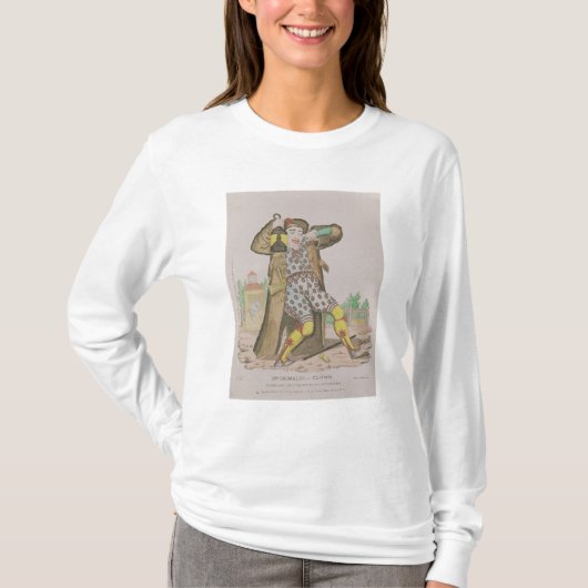 ピエロ照明として、Grimaldi氏 Tシャツ (正面)