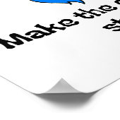 ピエロ熱狂するを見せストップる ポスター (角)