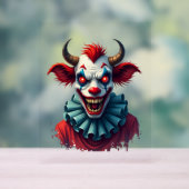 ピエロ牛の恐怖 アクリルサイン (ニュートラル)