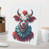 ピエロ牛の恐怖 台座サイン (インサイチュ)