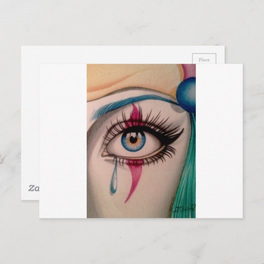 ピエロ眼 ポストカード (正面/裏面)