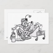 ピエロ着色プレート葉書 ポストカード (正面/裏面)