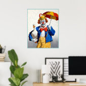 ピエロ絵画の1 ポスター (ホームオフィス)