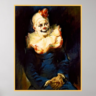 ピエロ絵画ポスター9 ポスター