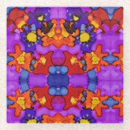 ピエロ表示 ガラスコースター