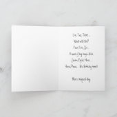 ピエロ誕生日カード カード (内部)