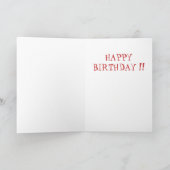 ピエロ誕生日 カード (内部)