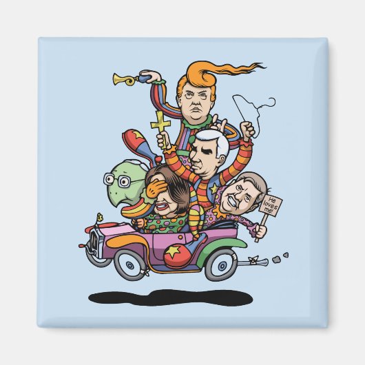 ピエロ車5-19 マグネット (正面)