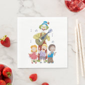 ピエロ遊のギター スタンダードランチョンナプキン (インサイチュ)