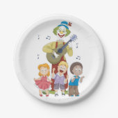 ピエロ遊のギター ペーパープレート (正面)