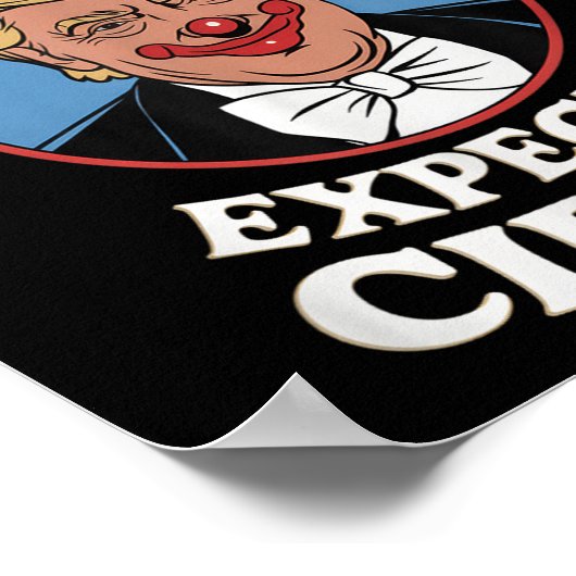 ピエロ選はサーカスがトランプのアンチTを刺激すると予想している ポスター (角)