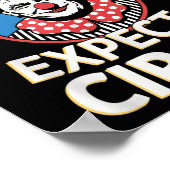 ピエロ選はサーカスがトランプのアンチTを刺激すると予想している ポスター (角)