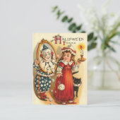 ピエロ鏡ハロウィーントリック ポストカード (スタンド正面)