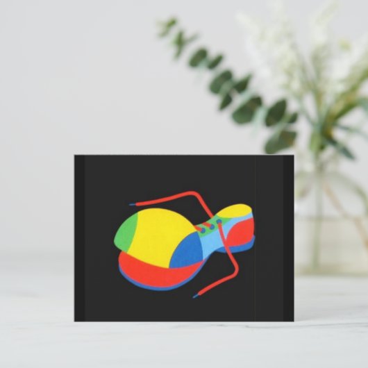 ピエロ靴 ポストカード (スタンド正面)