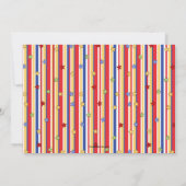 ピエロ顔招待状 招待状 (裏面)