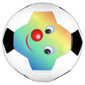 ピエロ顔 サッカーボール (回転)