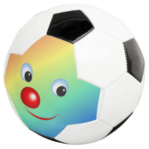 ピエロ顔 サッカーボール