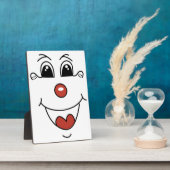 ピエロ顔 フォトプラーク (側面)