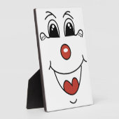 ピエロ顔 フォトプラーク (側面)