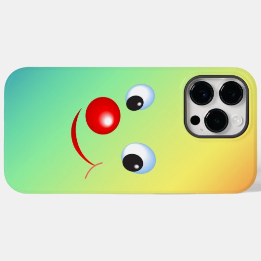ピエロ顔 Case-Mate iPhoneケース (裏面 (横))