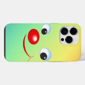 ピエロ顔 iPhoneケース (裏面横)