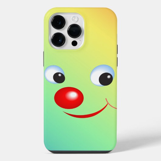 ピエロ顔 iPhoneケース (裏面)