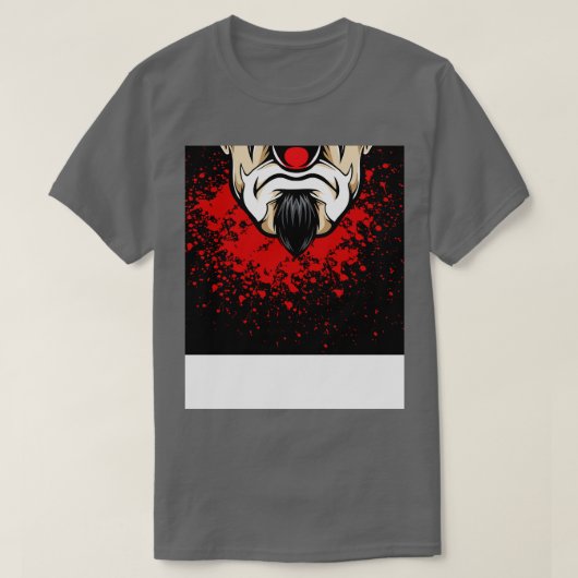 ピエロ顔 Tシャツ (デザイン正面)