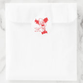 ピエロ食べがStickers/封筒用シール ラウンドシール (バッグ)