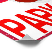 ピエロ駐車専用 ポスター (角)