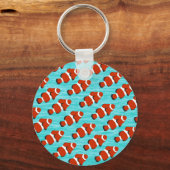 ピエロ魚の柄 キーホルダー (正面)