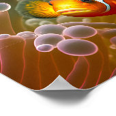 ピエロ魚の海アネモン ポスター (角)