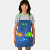 ピエロ魚の海名テンプレート エプロン (インサイチュ)