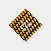 ピエロ魚誕生日 スタンダードカクテルナプキン (角)