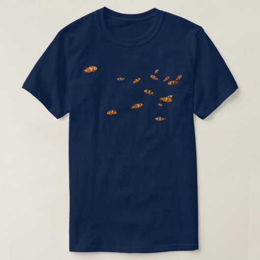 ピエロ魚1 Tシャツ (デザイン正面)
