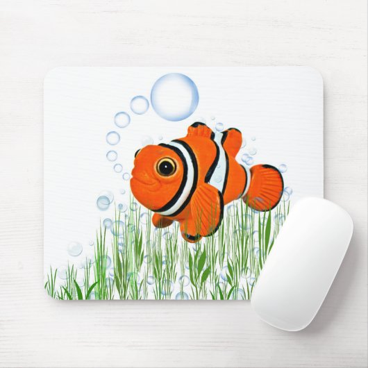 ピエロ魚 マウスパッド (マウス)