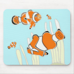 ピエロ魚 マウスパッド