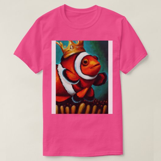 ピエロ魚 Tシャツ (デザイン正面)