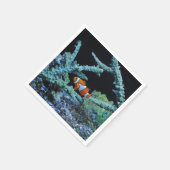ピエロ魚inサンゴ スタンダードカクテルナプキン (角)