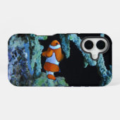 ピエロ魚inサンゴ iPhone 16ケース (裏面横)