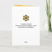 ピエロ黄 シーズンカード (裏面)