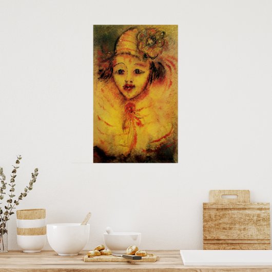 ピエロ黄 ポスター (キッチン)