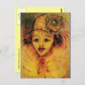ピエロ黄 ポストカード (正面/裏面)