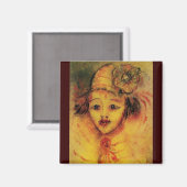 ピエロ黄 マグネット (正面/裏面)