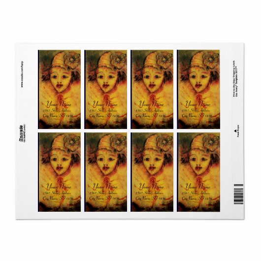 ピエロ黄 ラベル (フルシート)