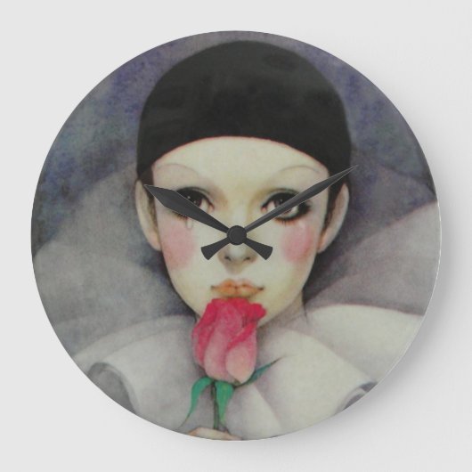 ピエロ1980年代 ラージ壁時計 (正面)