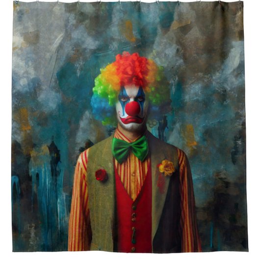 ピエロ2 シャワーカーテン (正面)