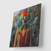 ピエロ2 スクエア壁時計 (傾斜)