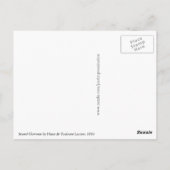 ピエロ・アンリ・ド・トゥールーズ・ロートレック着席 ポストカード (裏面)